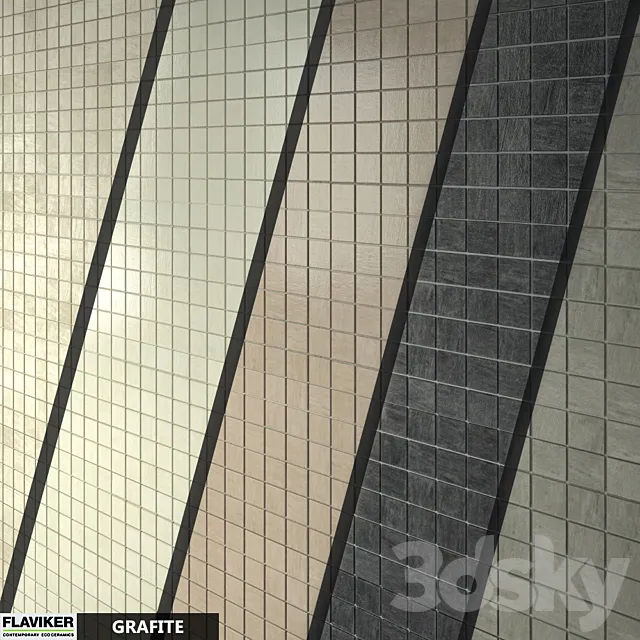 FLAVIKER GRAFITE Mosaico Set 01 3D Model