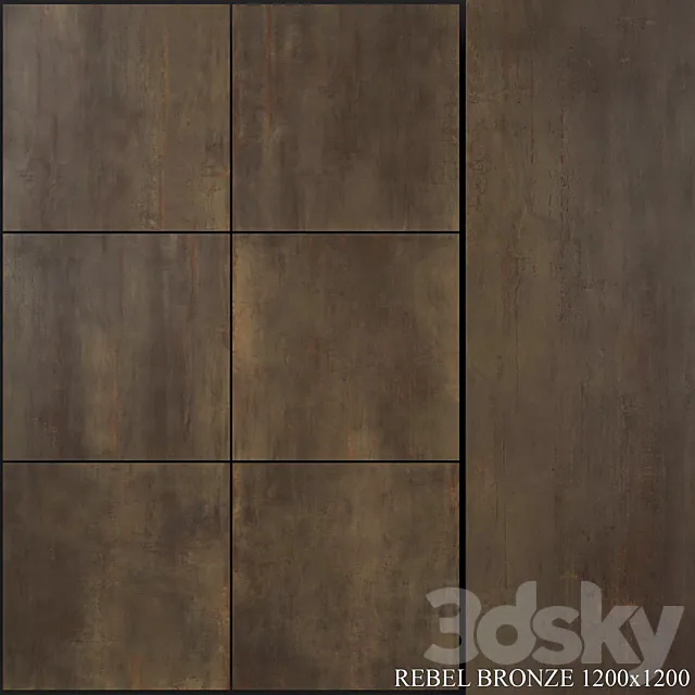 Flaviker Rebel Bronze 1200x1200 3D Model