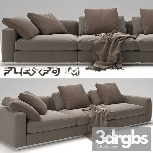 Fle Sofa 3D Model Free