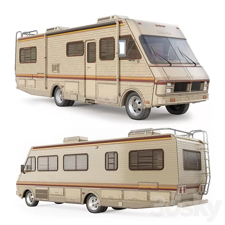 Fleetwood Bounder 1986 3D Model
