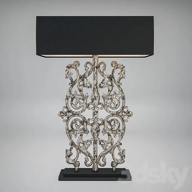 Fleur Silver Large. Heathfield 3D Model