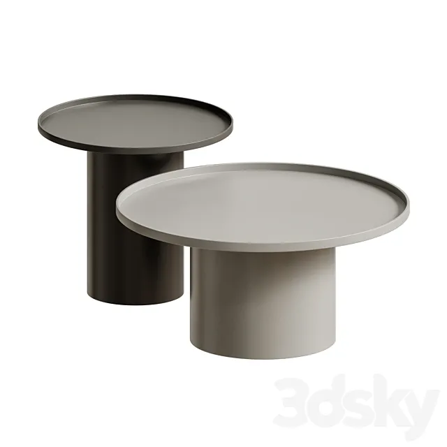 Flexa coffee and magazine table 3D Model