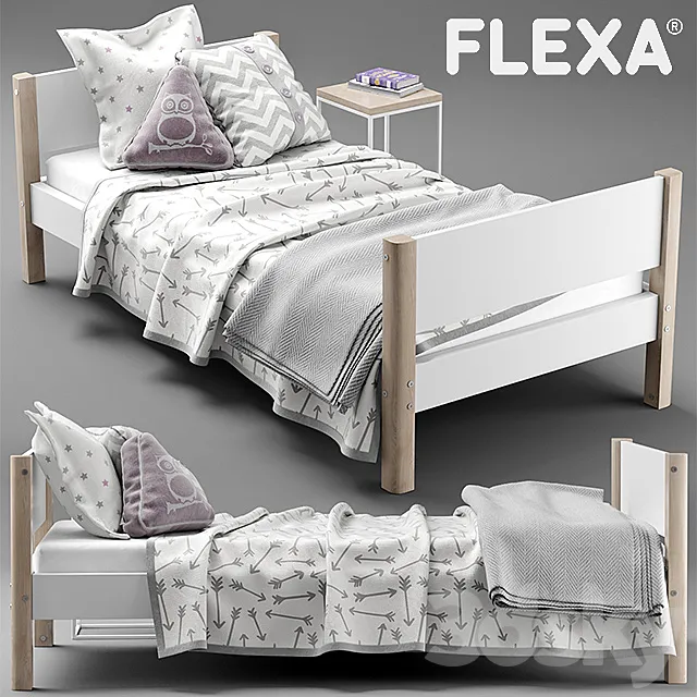 FLEXA SINGLE BED 3DModel