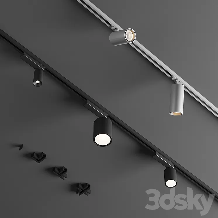 Flexalighting Track Projectors 3D Model
