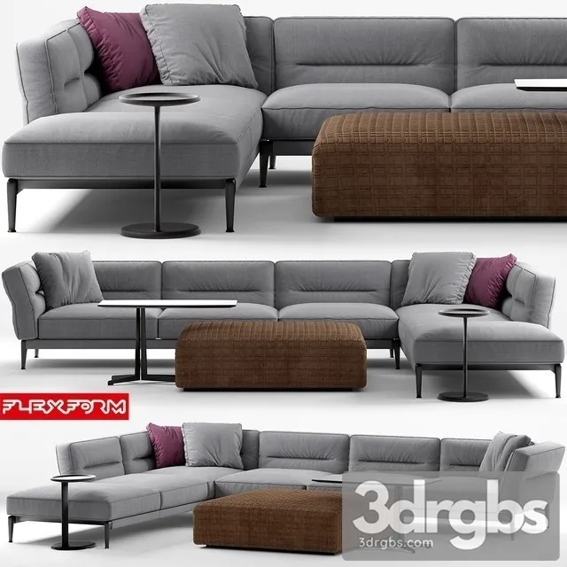 Flexform Adda Sofa 3D Model Free