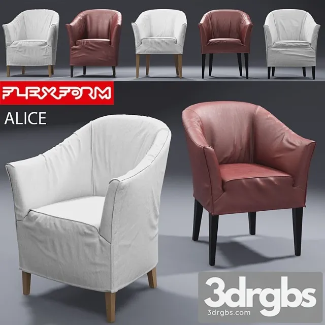 Flexform. alice 2 3D Model Free