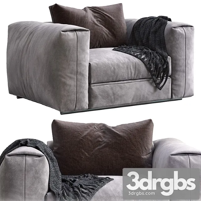Flexform armchair asolo 3D Model Free