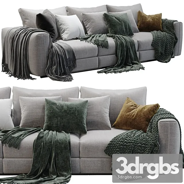 Flexform Asolo Sofa 3D Model Free