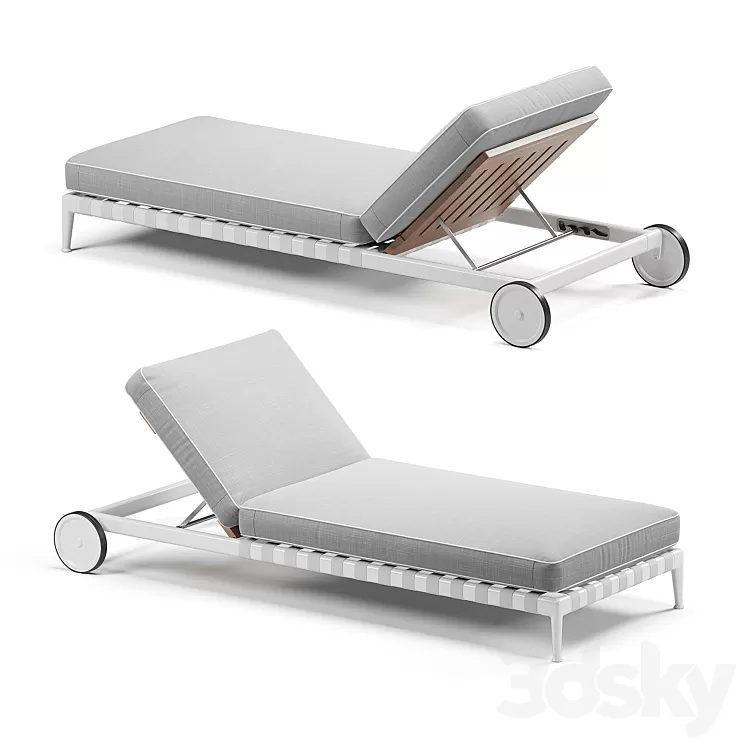 FLEXFORM Atlante Sun Lounger 3D Model