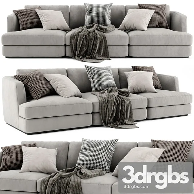 Flexform barret 3 seats sofa