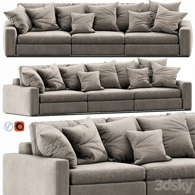 Flexform Beauty Sofa 3D Model