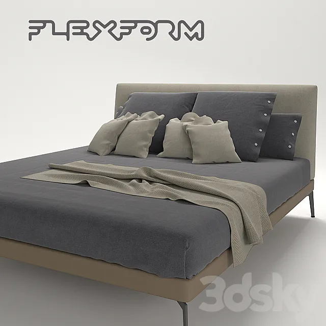 flexform bed 3DModel
