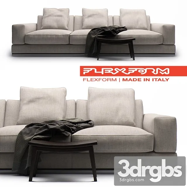 Flexform Big Bob 2 3D Model Free