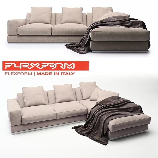 Flexform BigBob 3D Model