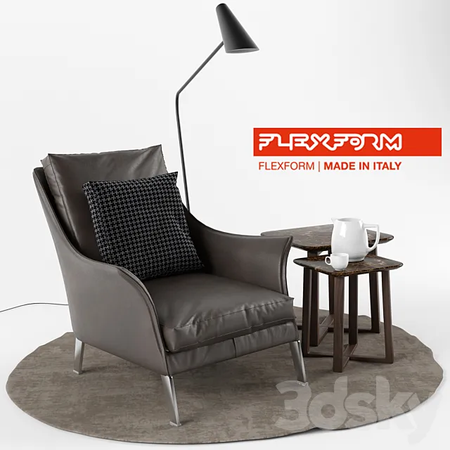 Flexform Boss Armchair 3DModel