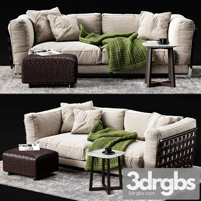 Flexform cestone 2 3D Model Free