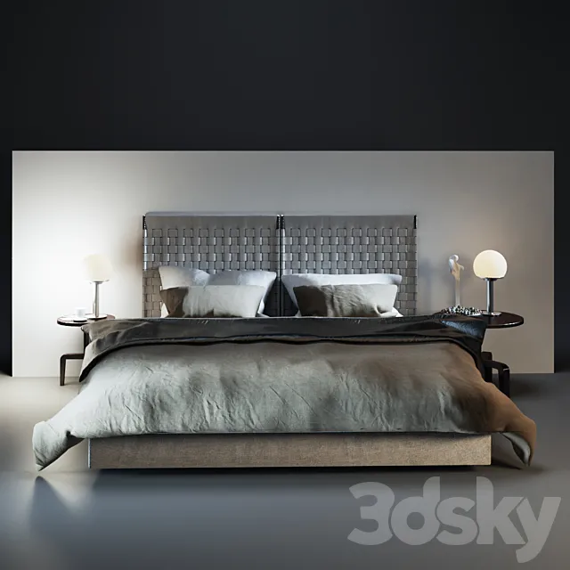 FLEXFORM CESTONE BED 3DModel