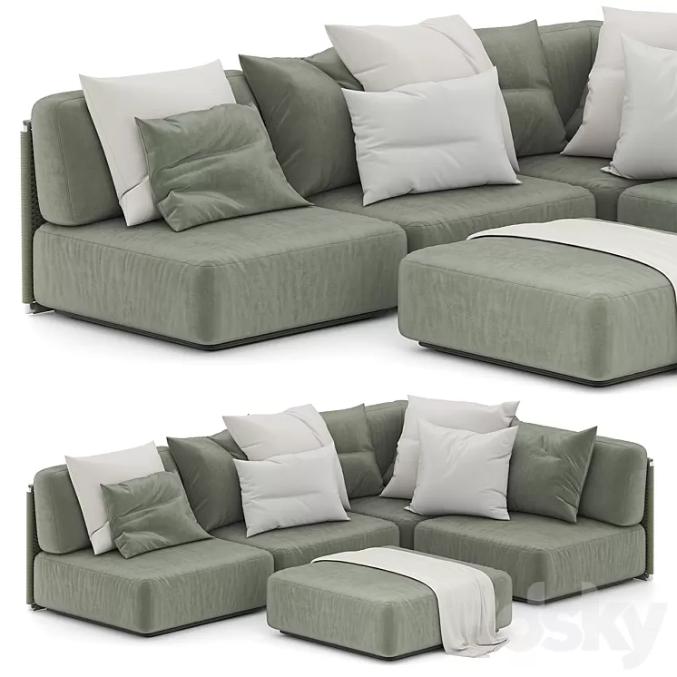 Flexform Eddy Sofa 3D Model