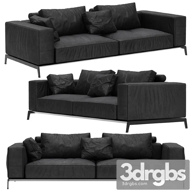 Flexform ettore 2 3D Model Free