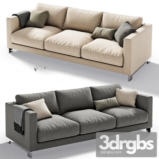 Flexform Ettore 3D Model Free