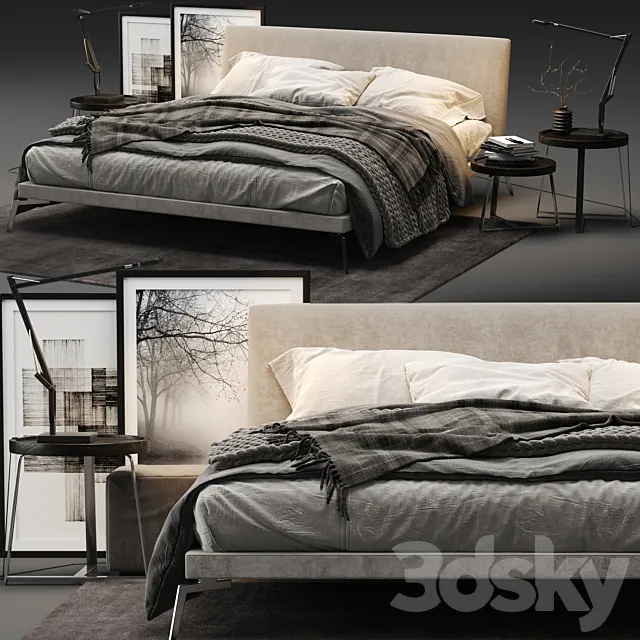 Flexform Feel Good Bed 3DModel