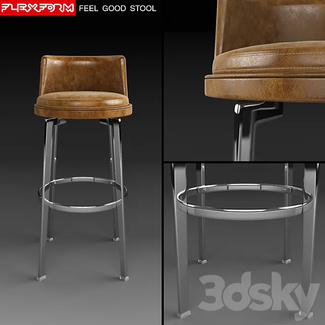 Flexform Feel Good Stool 3DModel