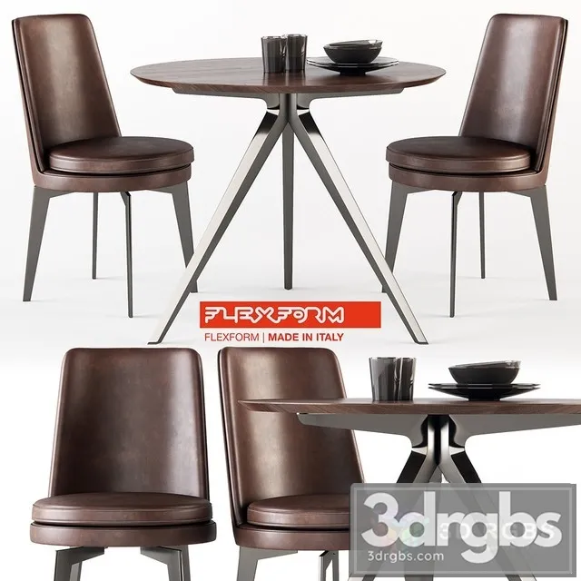 Flexform Feel Good Zefiro 3D Model Free