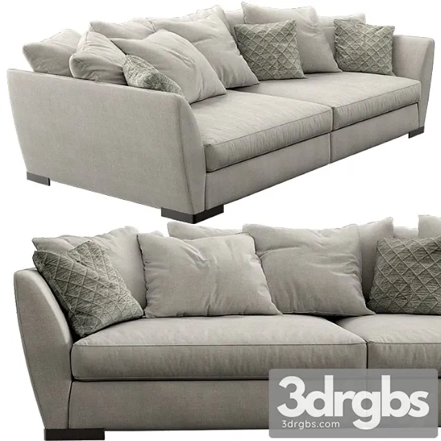 Flexform ginevra 2 3D Model Free