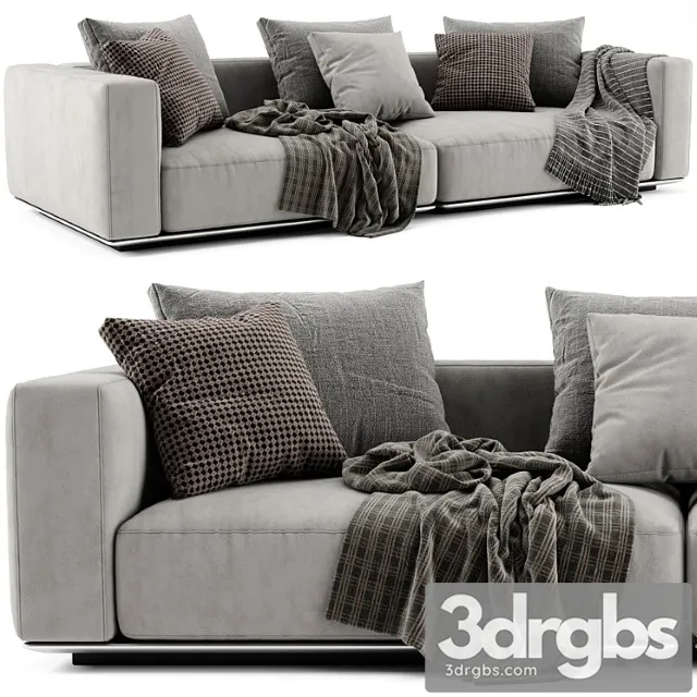 Flexform grandemare 2 seats sofa