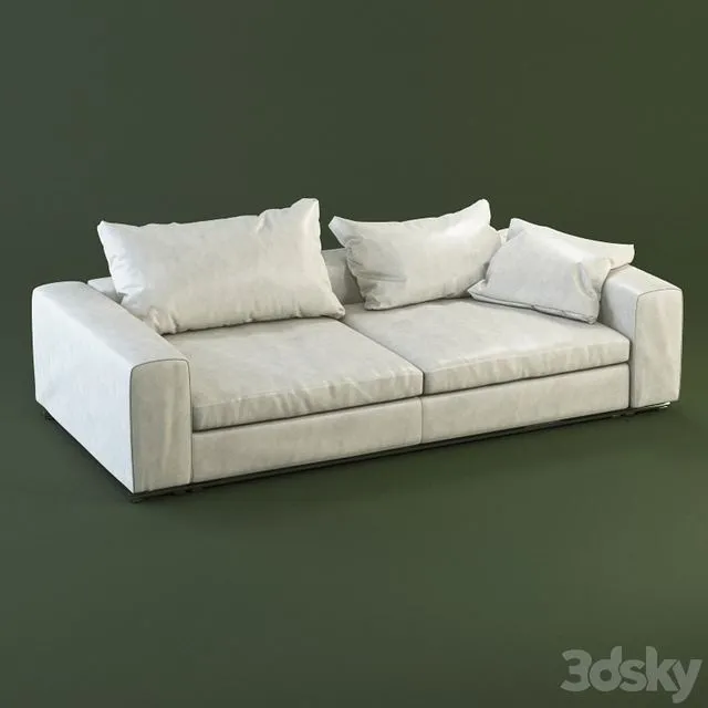 FLEXFORM Groundpiece sofa 2-seater 3D Model