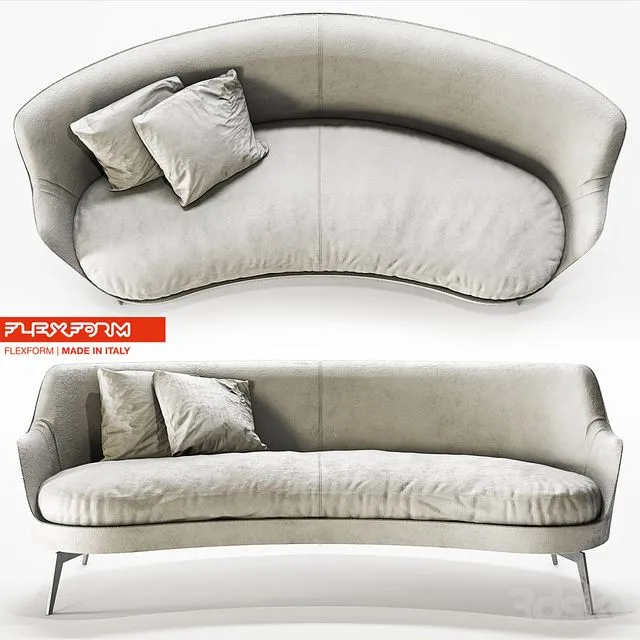 Flexform Guscio 3D Model