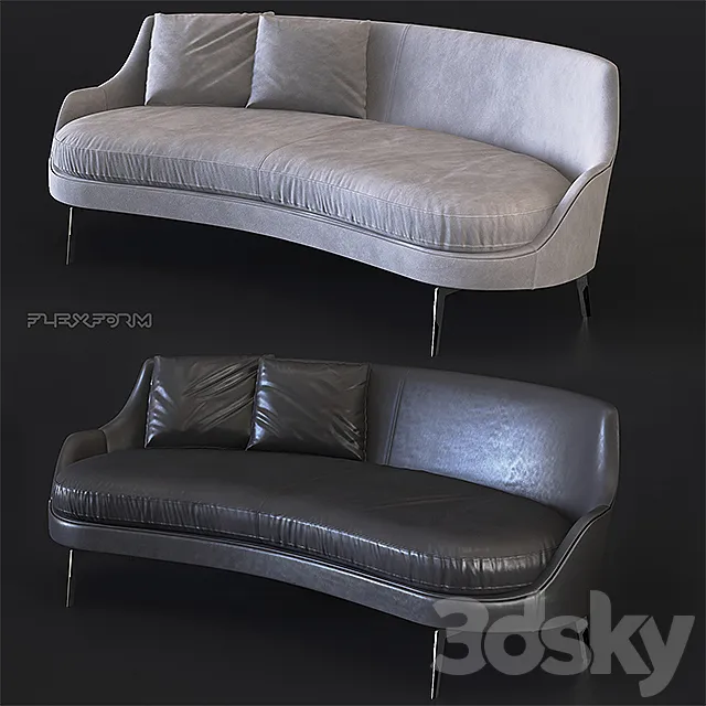 Flexform Guscio Sofa 3DModel