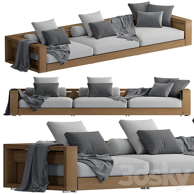 Flexform Hamptons sofa 2 3D Model