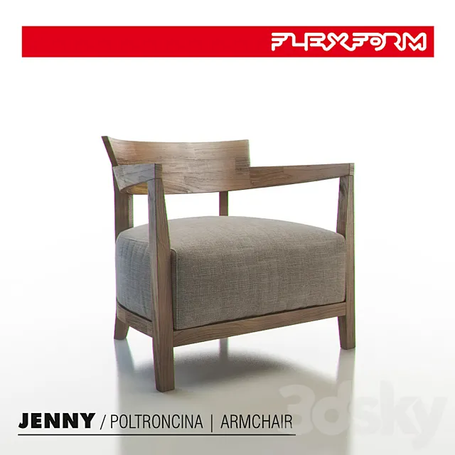 FLEXFORM - JENNY Armchair 3D Model
