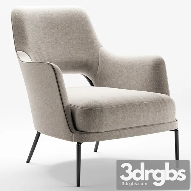 Flexform joyce armchair 3D Model Free