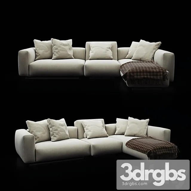 Flexform lario 2 3D Model Free