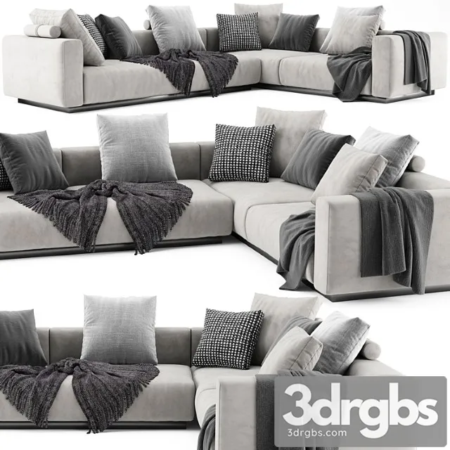Flexform Lario Sofa 1 3D Model Free