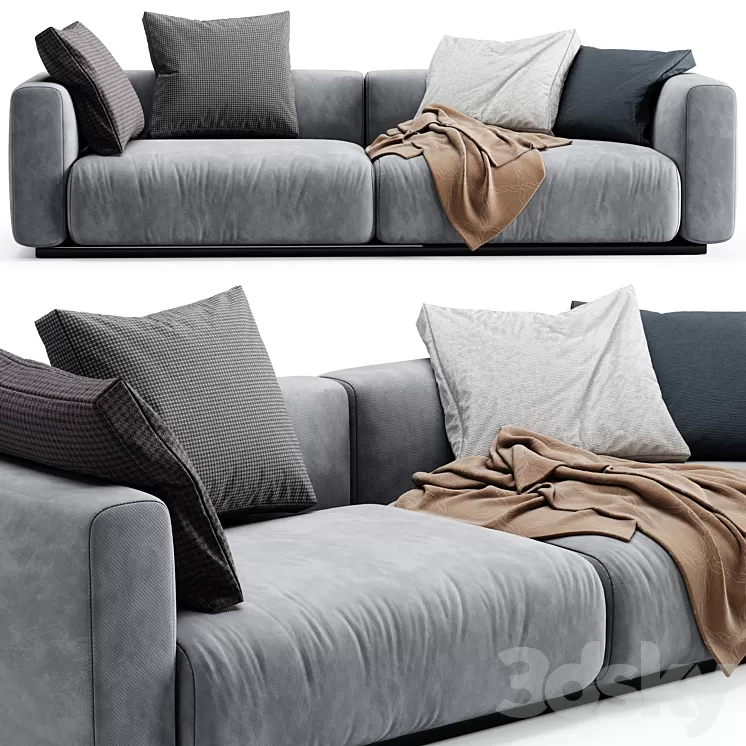 Flexform Lario sofa 3D Model Free