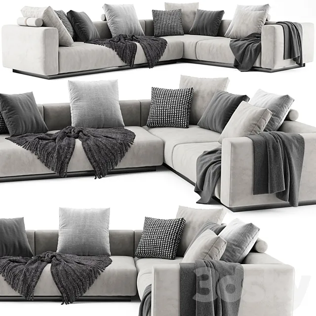 Flexform lario sofa 3D Model