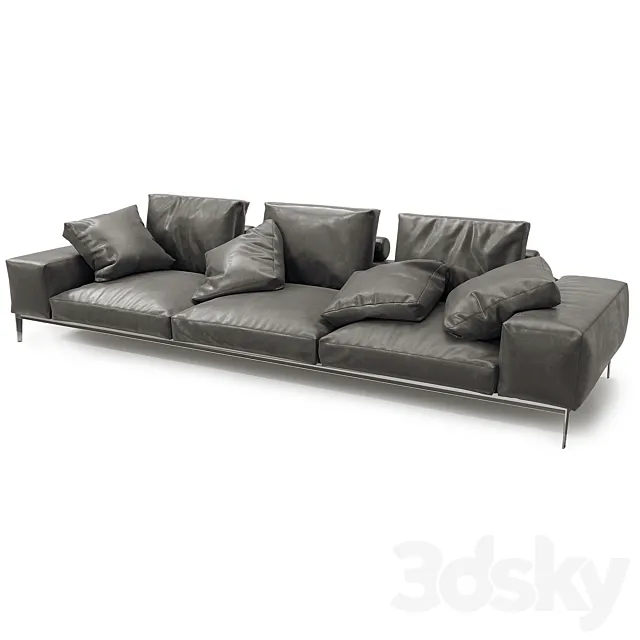 Flexform Lifesteel sofa 3D Model