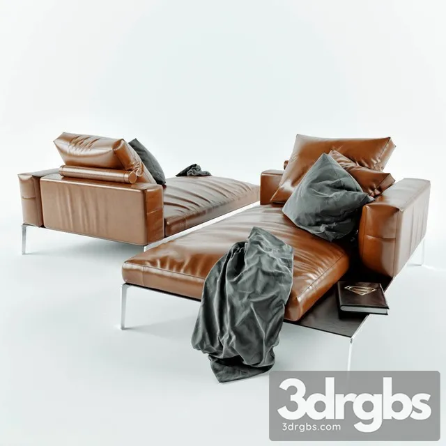 Flexform Lifestell Sofa 3D Model Free