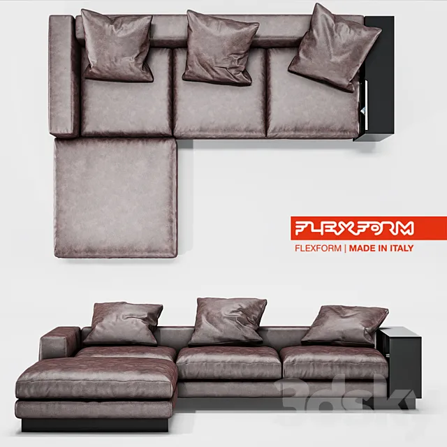 Flexform LIGHTPIECE 3D Model
