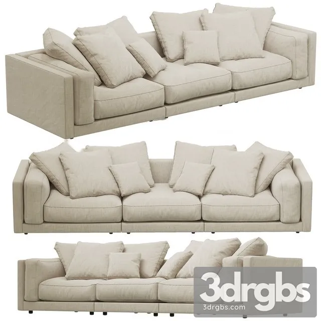 Flexform Lucien Sofa 3D Model Free