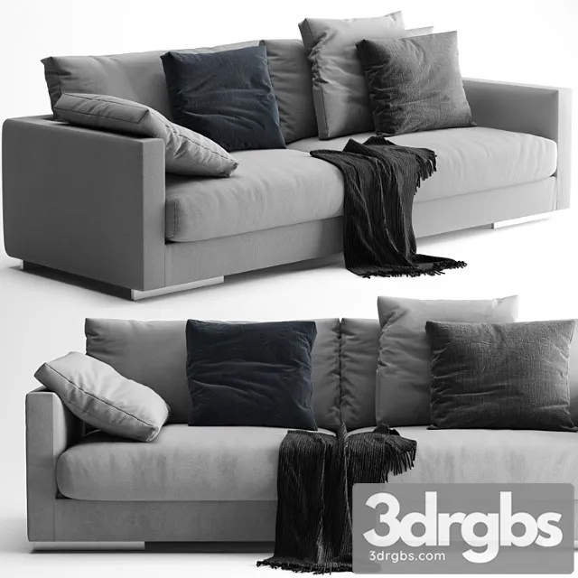 Flexform magnum sofa 2 3D Model Free
