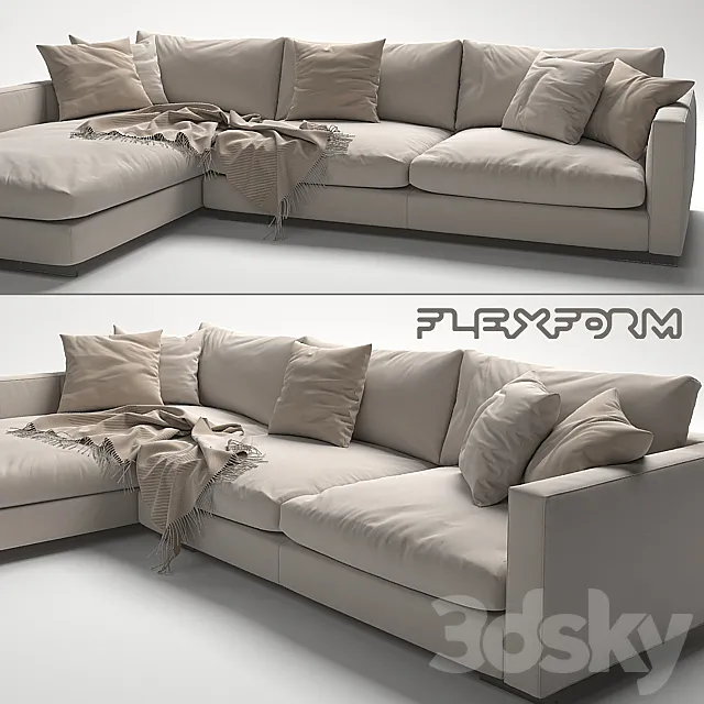 Flexform Magnum Sofa 3D Model