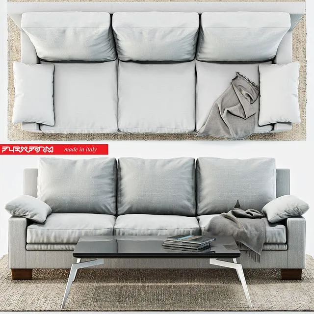 Flexform MAXIMDUE 3D Model