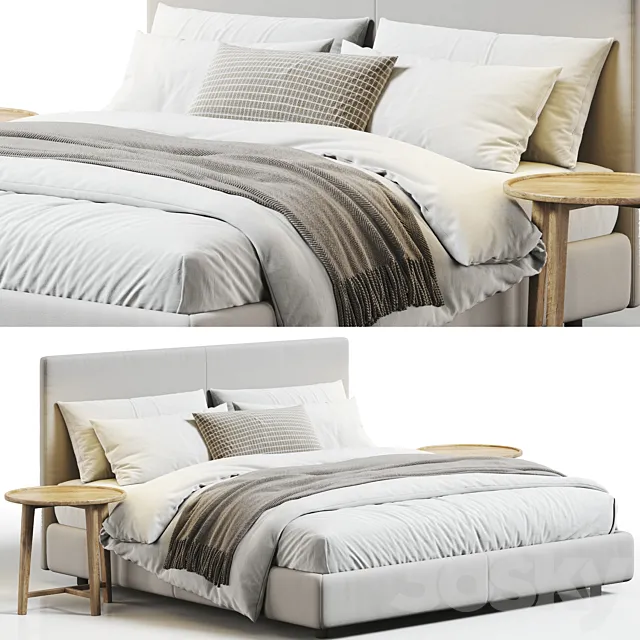 Flexform Oltre Bed 3D Model