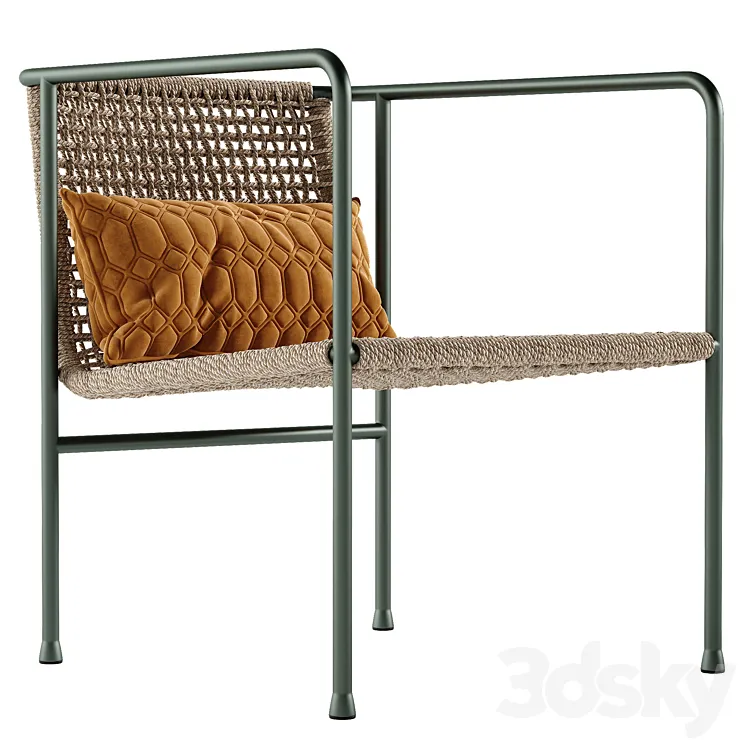 Flexform Ottavia armchair 3D Model Free