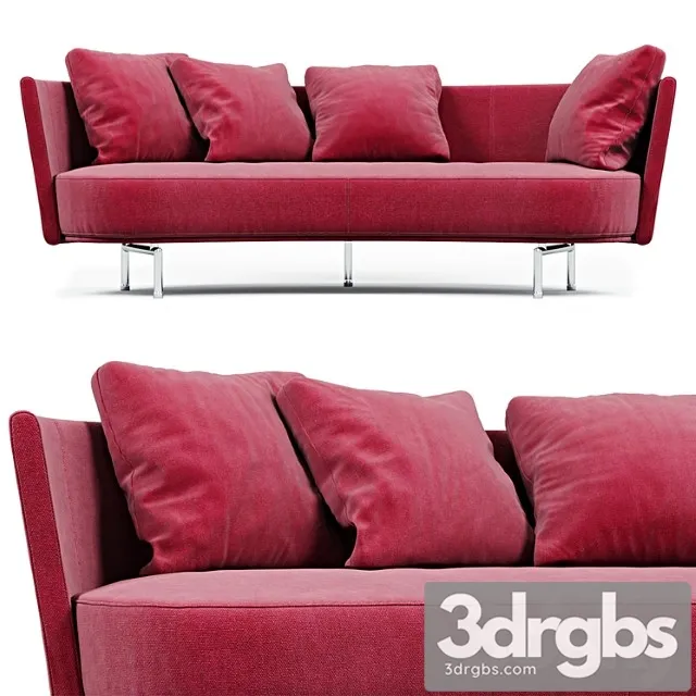 Flexform phil sofa 2 3D Model Free
