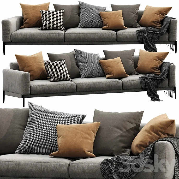 Flexform Romeo Compact 3D Model Free